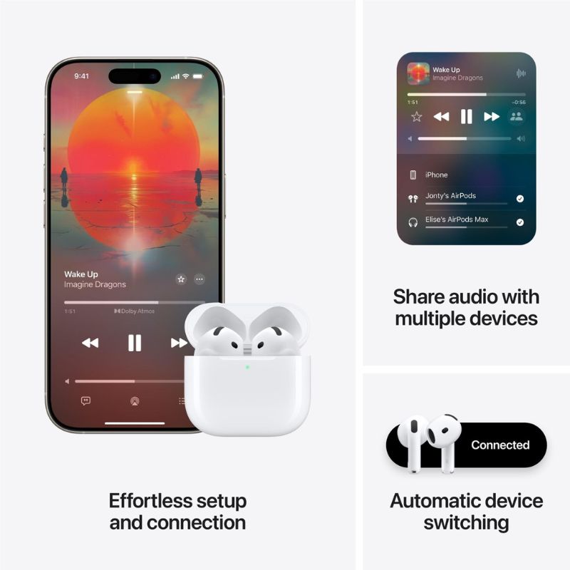 Apple AirPods 4 with Active Noise Cancellation