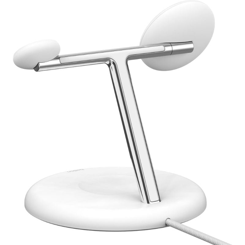 Belkin BoostCharge Pro 3-in-1 Magnetic Wireless Charging Stand with Qi2 15W (White)