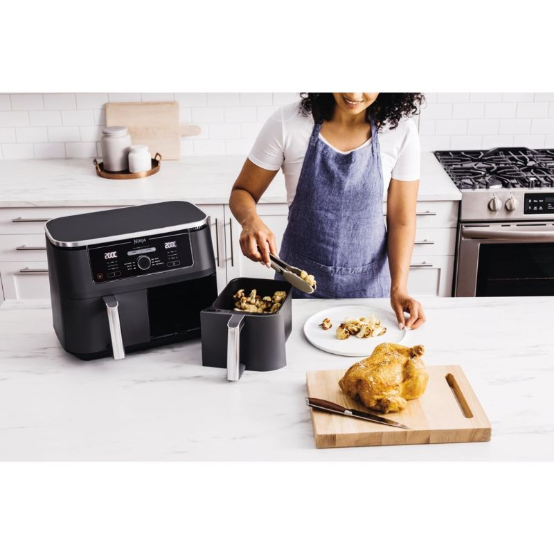 Ninja Foodi XXXL Dual Zone 9.5L Air Fryer (Silver/Black)