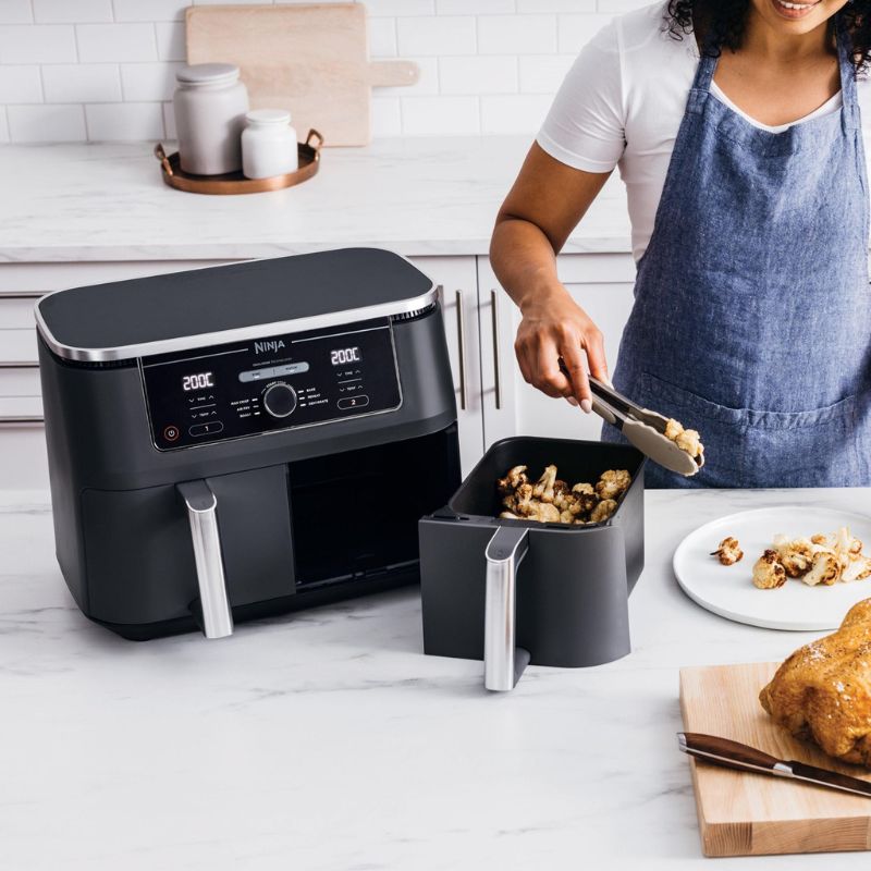 Ninja Foodi XXXL Dual Zone 9.5L Air Fryer (Silver/Black)