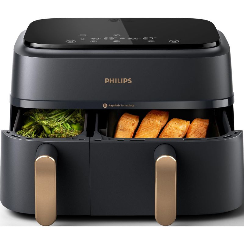 Philips 3000 Series Dual Basket 9L Air Fryer XXL (Grey)